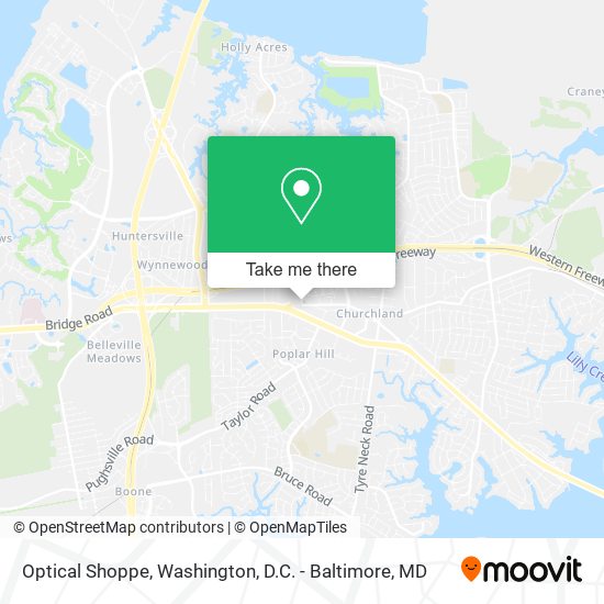 Optical Shoppe map