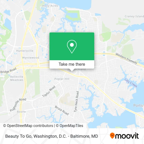 Beauty To Go map