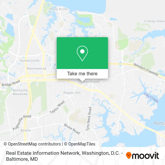 Real Estate Information Network map