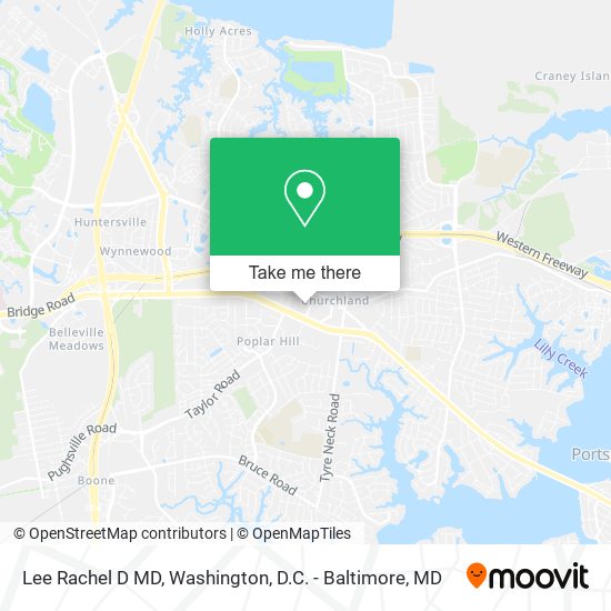 Lee Rachel D MD map
