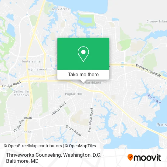 Thriveworks Counseling map