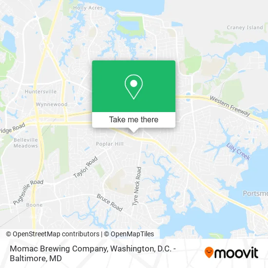Momac Brewing Company map