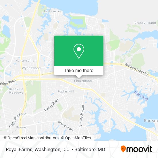 Mapa de Royal Farms