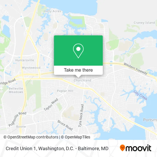 Credit Union 1 map