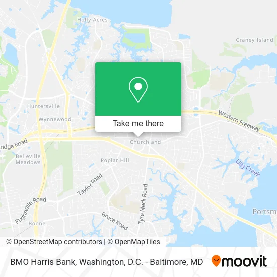 BMO Harris Bank map