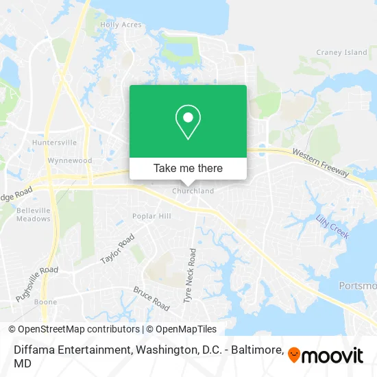 Diffama Entertainment map