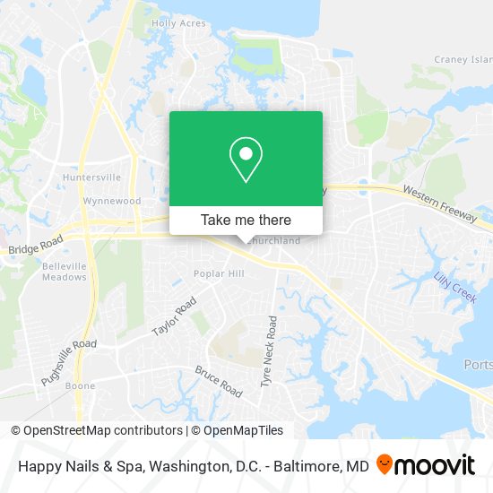 Mapa de Happy Nails & Spa