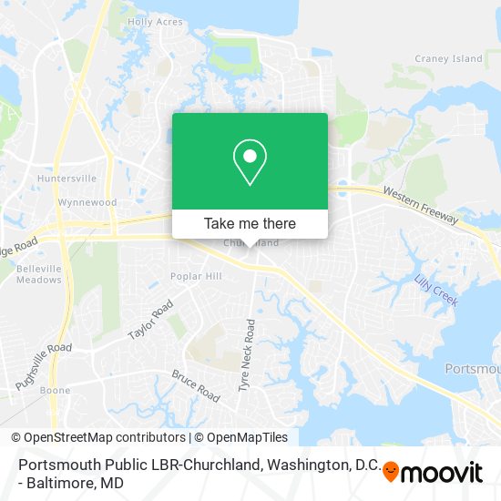 Portsmouth Public LBR-Churchland map