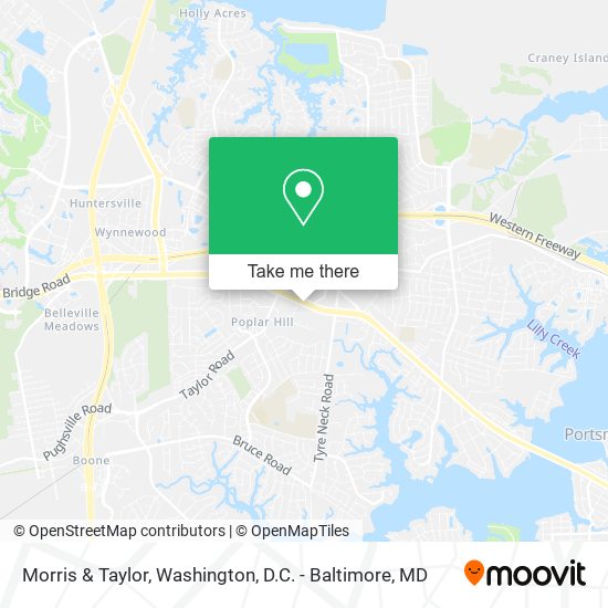 Morris & Taylor map