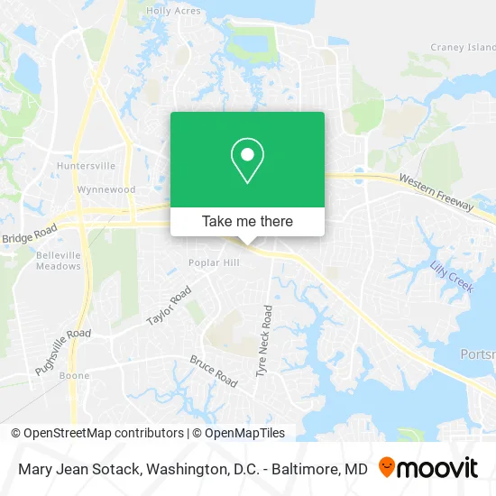 Mary Jean Sotack map