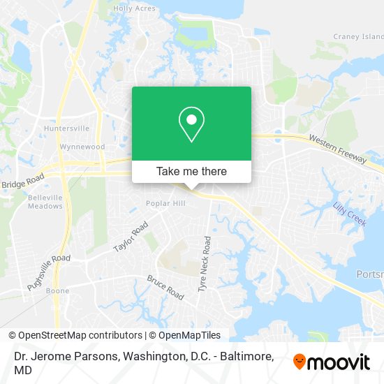 Dr. Jerome Parsons map