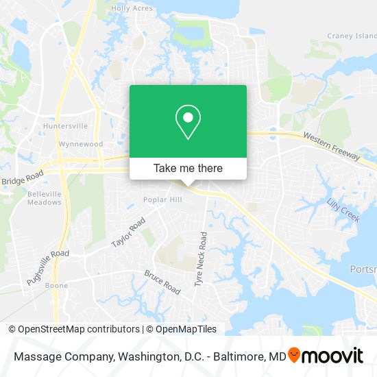 Massage Company map