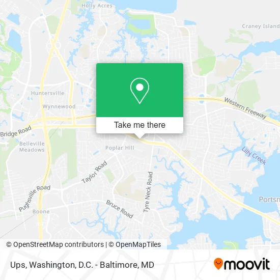Ups map