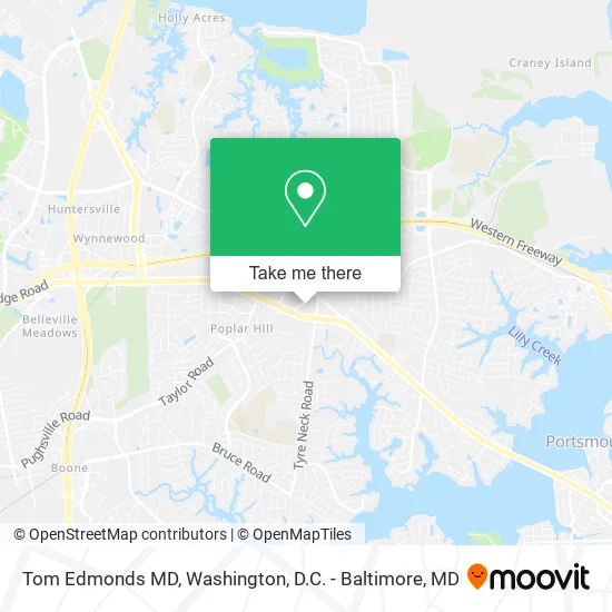 Tom Edmonds MD map