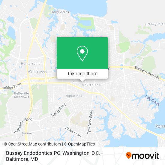 Bussey Endodontics PC map