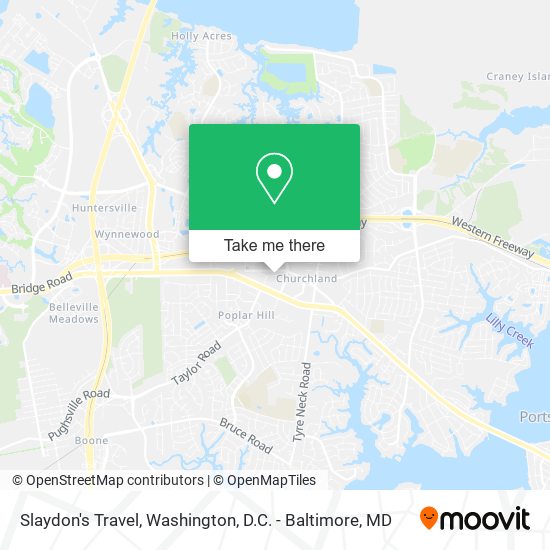 Slaydon's Travel map