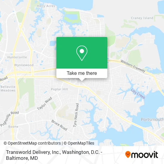 Transworld Delivery, Inc. map