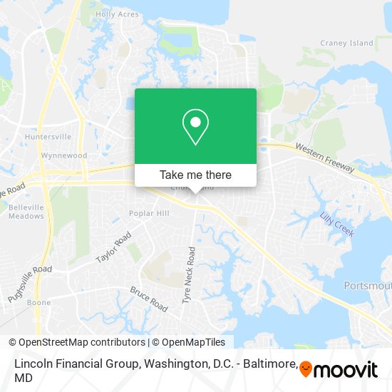 Lincoln Financial Group map