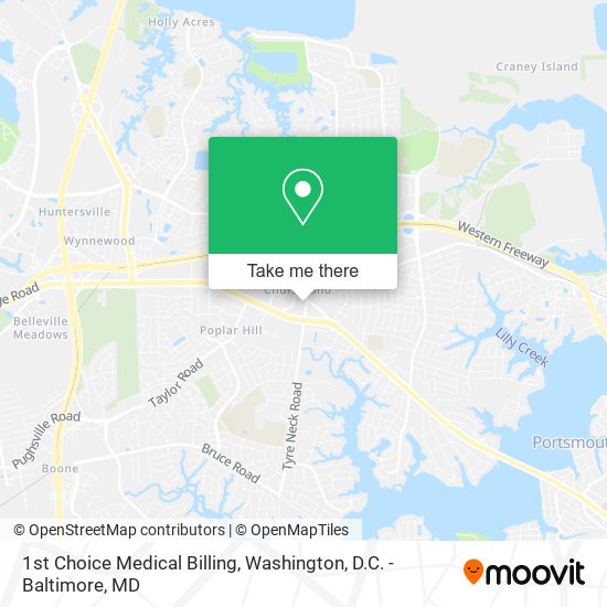 1st Choice Medical Billing map