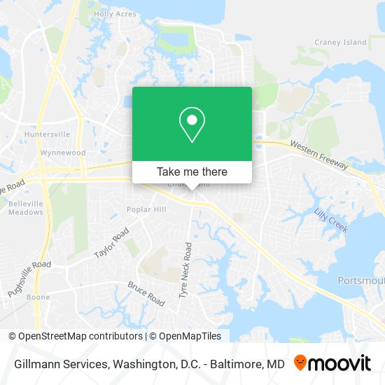 Mapa de Gillmann Services