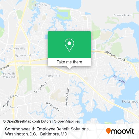 Commonwealth Employee Benefit Solutions map