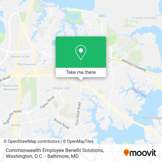 Commonwealth Employee Benefit Solutions map