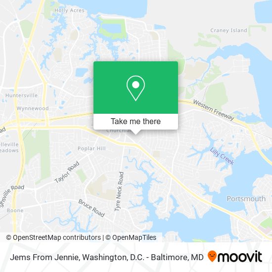 Jems From Jennie map