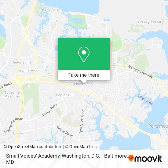 Mapa de Small Voices' Academy