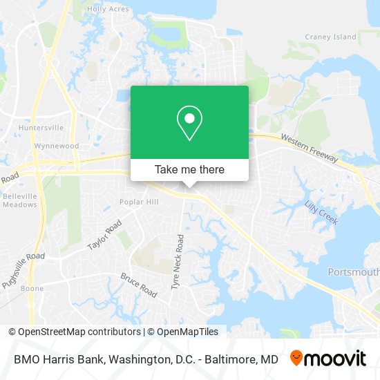 BMO Harris Bank map