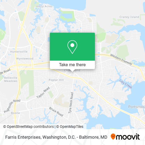 Farris Enterprises map