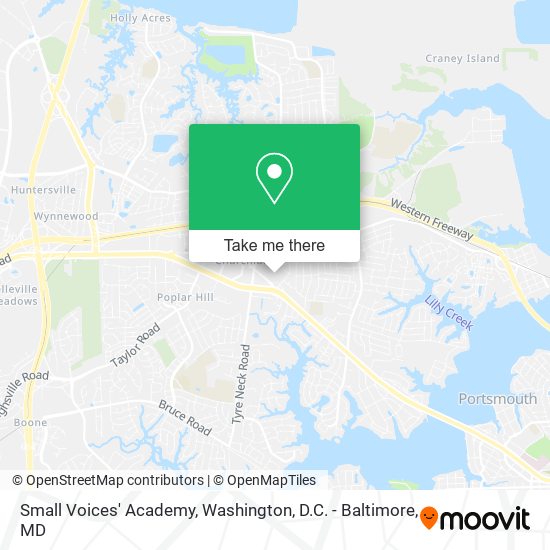 Small Voices' Academy map