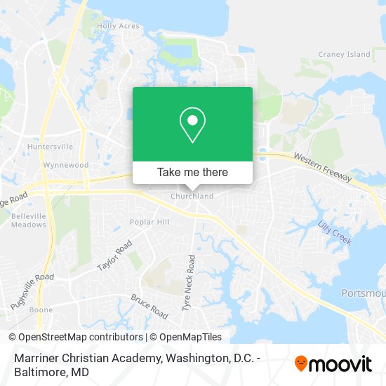 Mapa de Marriner Christian Academy