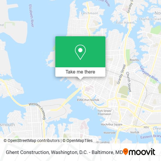 Ghent Construction map