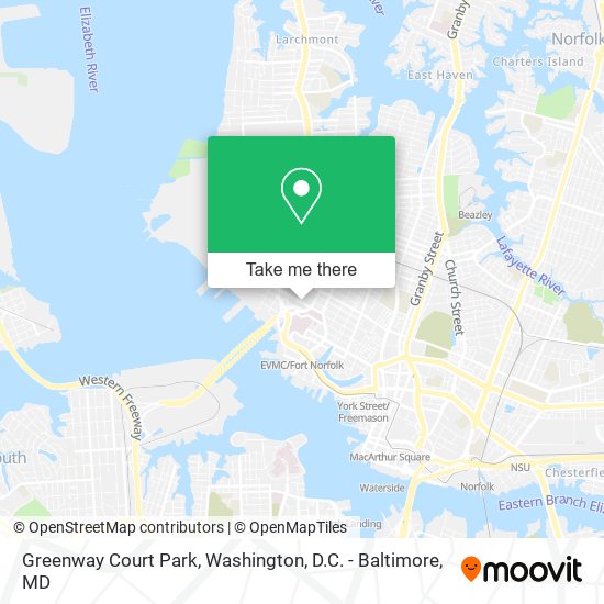 Greenway Court Park map