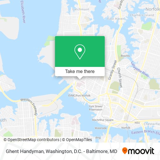 Ghent Handyman map