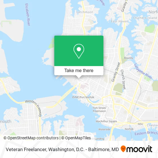Veteran Freelancer map