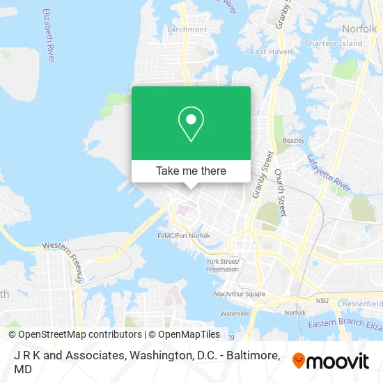 J R K and Associates map