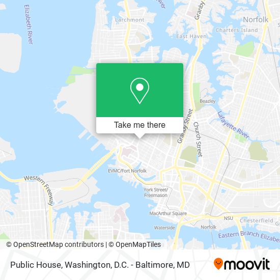 Public House map