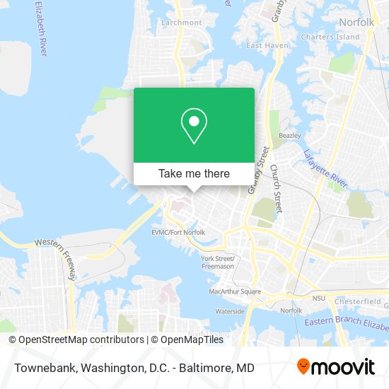 Townebank map