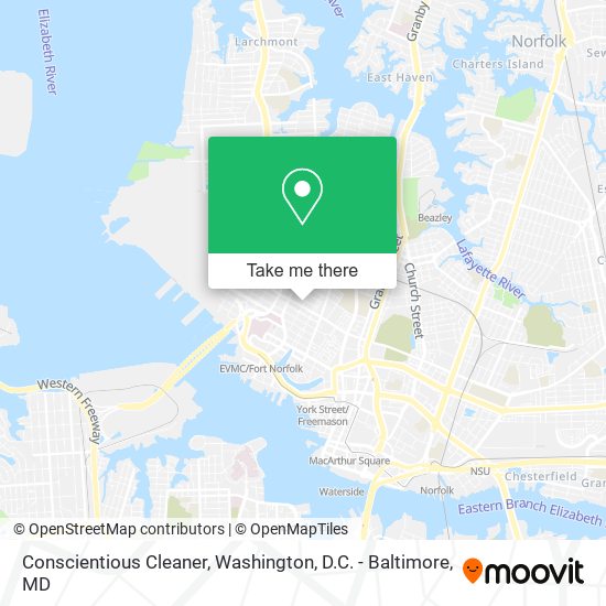 Conscientious Cleaner map