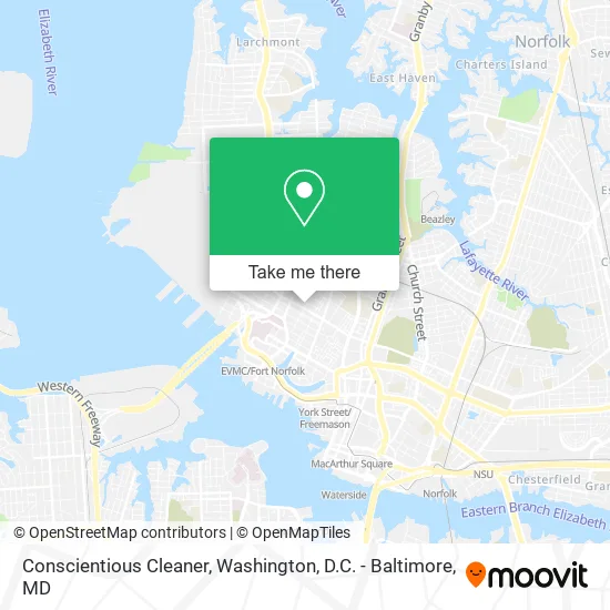 Conscientious Cleaner map