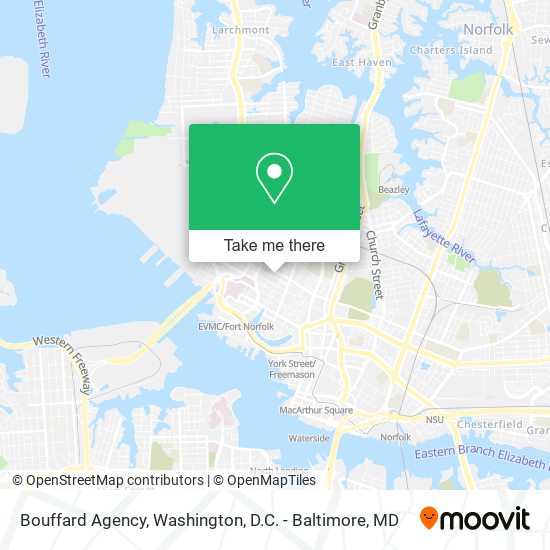 Mapa de Bouffard Agency