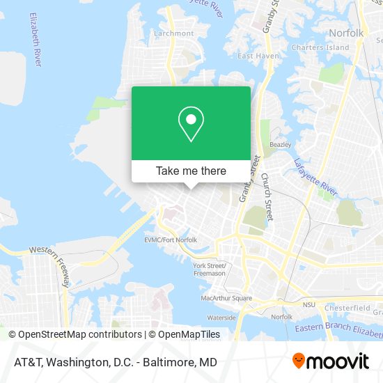 AT&T map