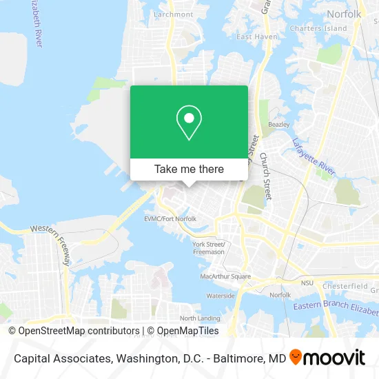 Capital Associates map