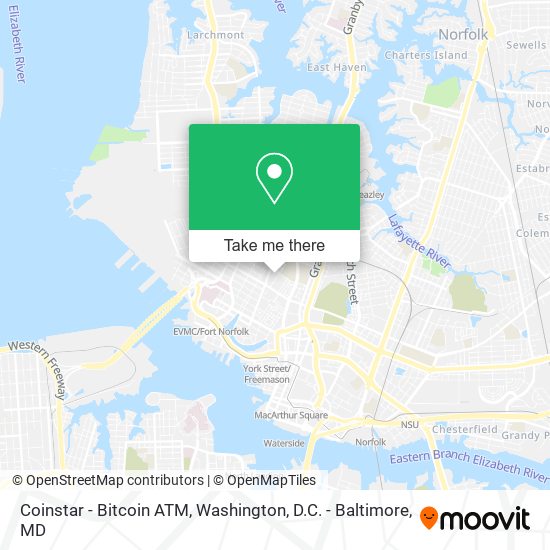 Coinstar - Bitcoin ATM map