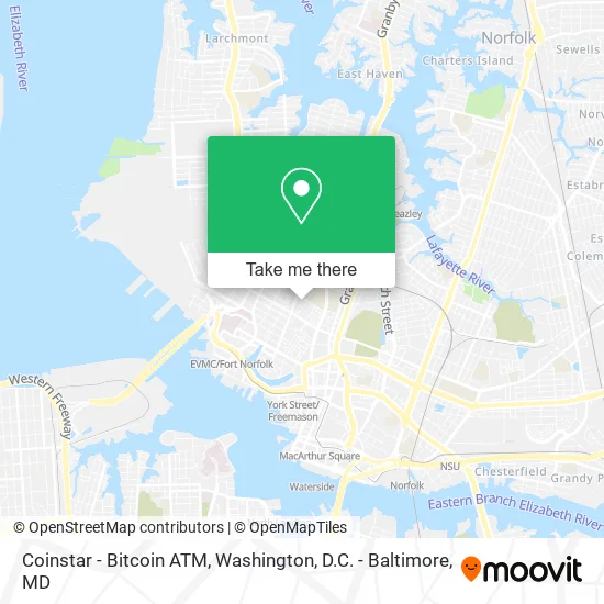 Coinstar - Bitcoin ATM map