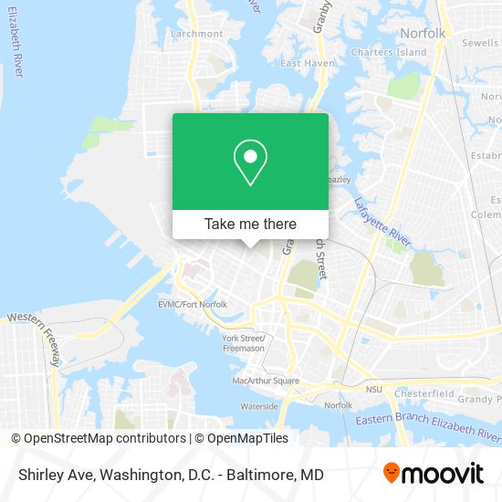 Mapa de Shirley Ave