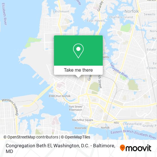Congregation Beth El map