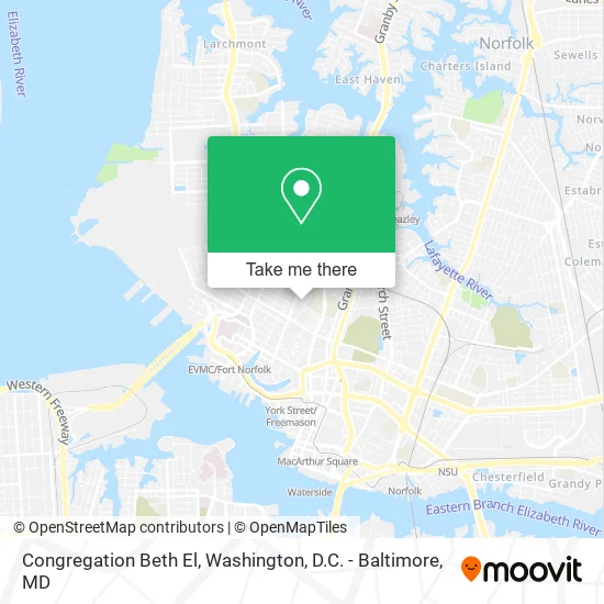 Congregation Beth El map