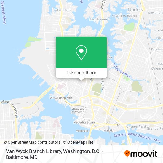 Van Wyck Branch Library map